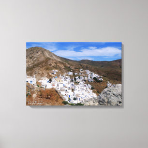 Serifos town leinwanddruck