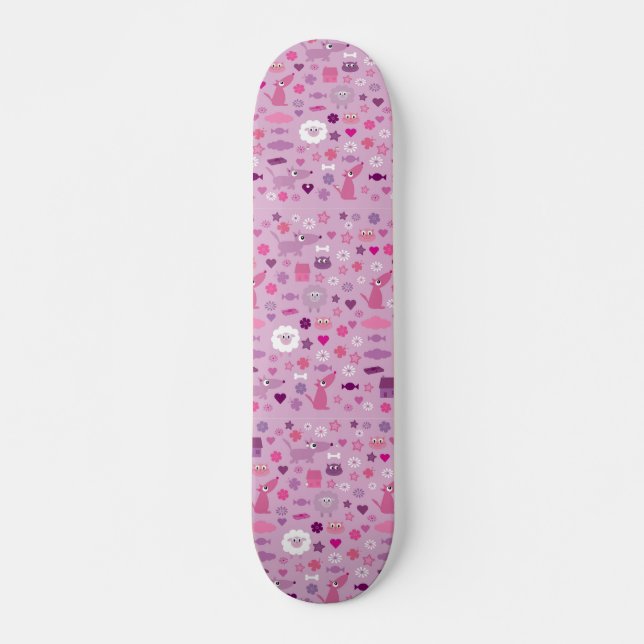 Seriös niedliches Mädchenskateboard Skateboard (Vorne)