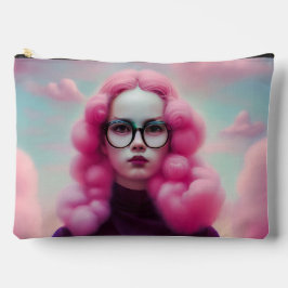 Seriös rosa Haare Zubehörtasche