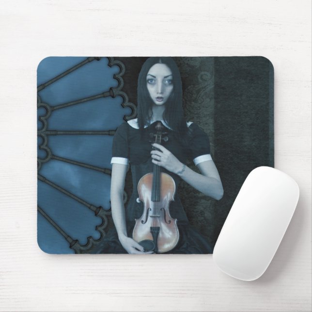 Seriöse surreale Kunst des Viktorianischen Gothic- Mousepad (Mit Mouse)