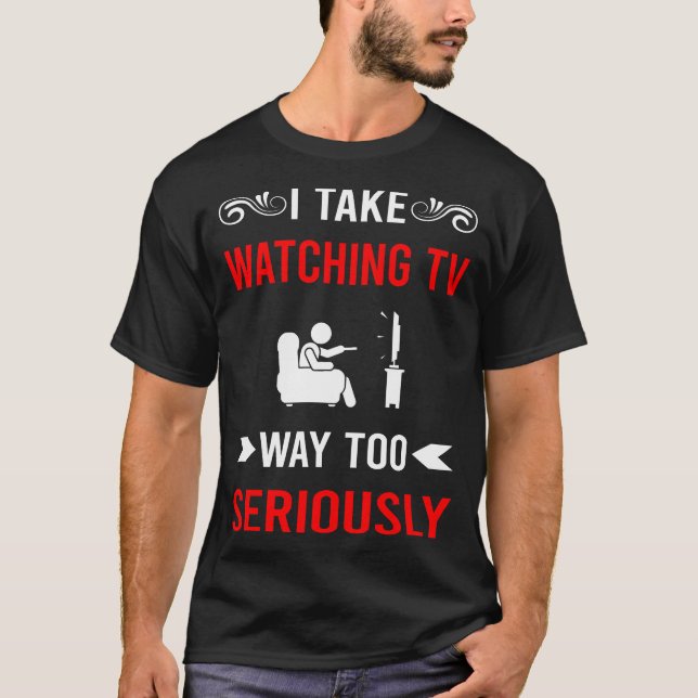 Seriöses Fernsehen T-Shirt (Vorderseite)