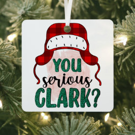 Serious Clark Ornament Aus Metall