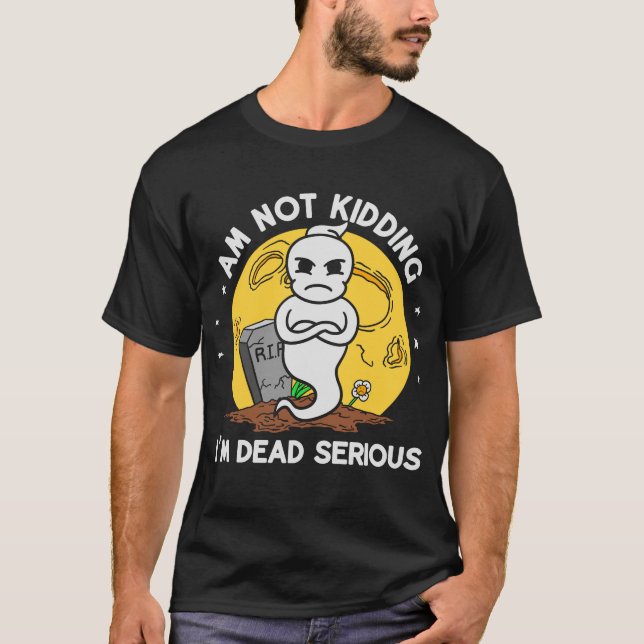 Serious Ghost T-Shirt (Vorderseite)