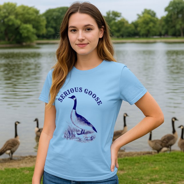 Serious Goose Victorian Era Etching Print T-Shirt (Von Creator hochgeladen)