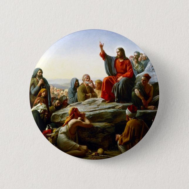 Sermon auf dem Berg Button (Vorderseite)