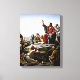 Sermon auf dem Berg - Gemälde von Carl Bloch Leinwanddruck