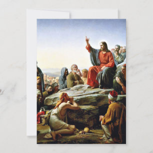 Sermon auf dem Berg Karte