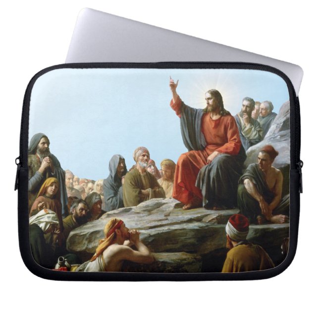 Sermon auf dem Berg Laptopschutzhülle (Vorderseite)