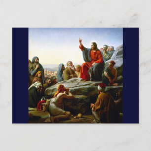 Sermon auf dem Berg Postkarte