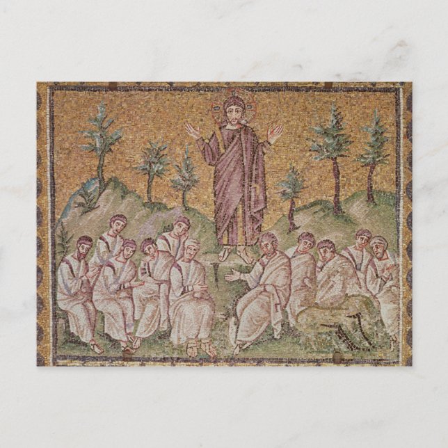 Sermon auf dem Berg Postkarte (Vorderseite)