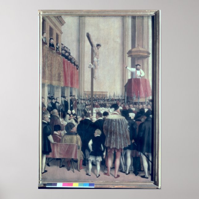 Sermon der päpstlichen Legate, Cornelius Musso Poster (Vorne)