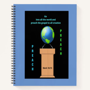 Sermon-Notebook zum Schreiben in Sermonen & Notize Notizbuch