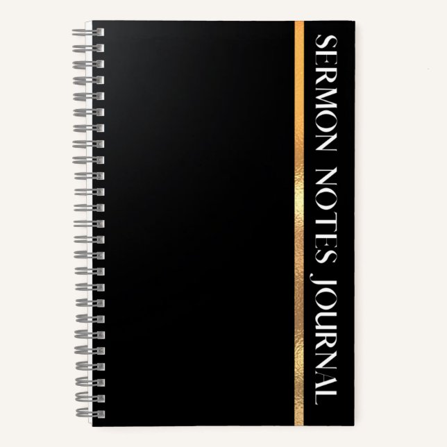 Sermon Notes Journal Notizbuch (Vorderseite)