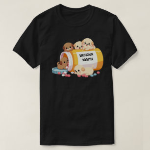 Serotonin Booster Hunde-Sweatshirt,Serotonin Boost T-Shirt