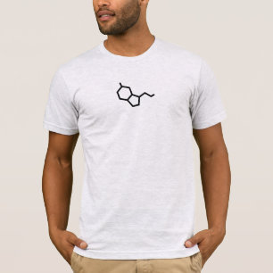 Serotonin Molecule - Glück T-Shirt