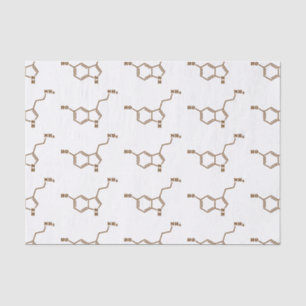 Serotonin-molekulare chemische Formel Seidenpapier