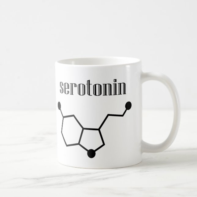 Serotonin-Tasse Kaffeetasse (Rechts)