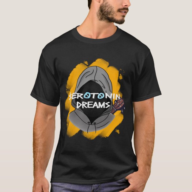 Serotonin Träume von Junge mit uke T-Shirt (Vorderseite)