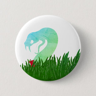 Serpent and appel Button/ Button