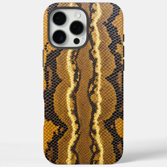 Serpent Guard : Gelbe Leopardenhaut Case-Mate iPhone Hülle (Rückseite)