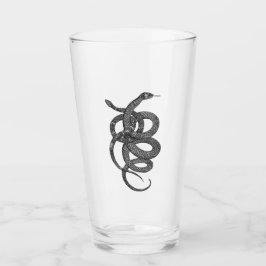 "Serpentes" schlicht gespitztes B&W Pint Glas