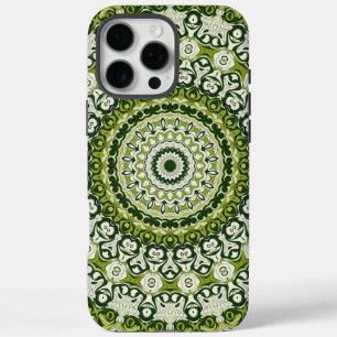 Serpentine Green Mandala Kaleidoscope Medallion iPhone 16 Pro Max Hülle