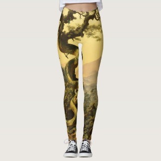 Serpentine Grove Leggings: Eleganz der Natur" Leggings