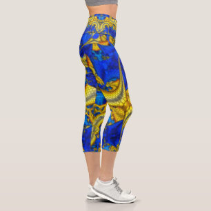 Serpentine Sapphire Blue Avatar Hiphugger Leggings