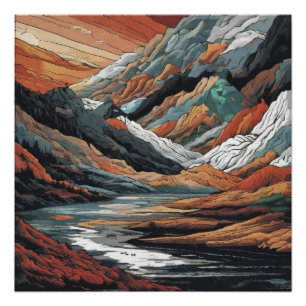 Serpentine Valley Poster