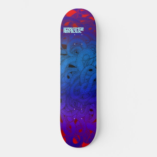 Serpentinenfeuer durch Hannah Stouffer Skateboard (Vorderseite)
