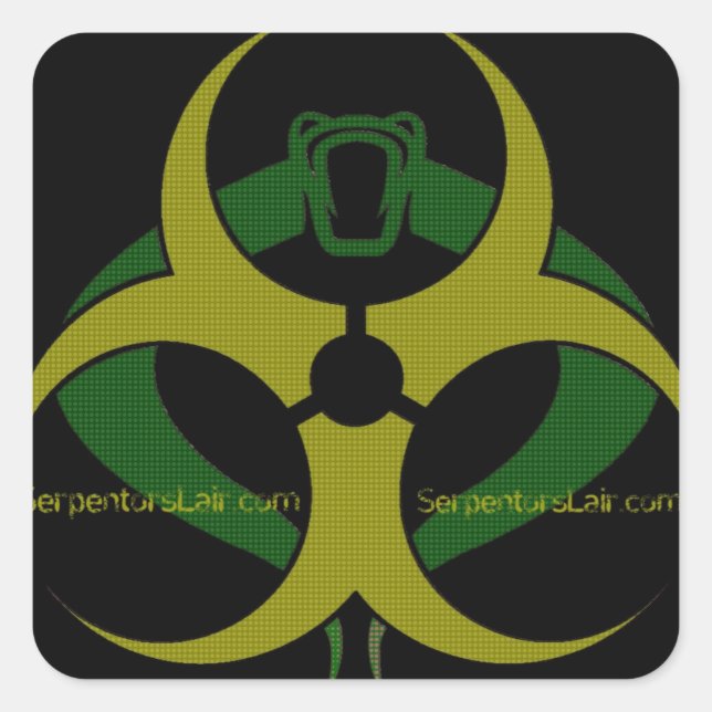 Serpentor's Lair Toxic Cobra Sticker Sheet (Vorderseite)