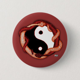Serpents Dual (Red) Button