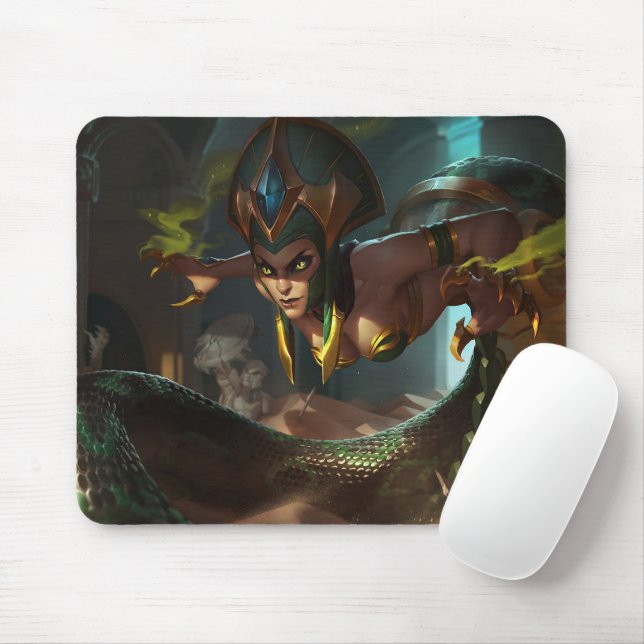 Serpents Embrace Gaming Mousepad | Schlange Hexe (Mit Mouse)