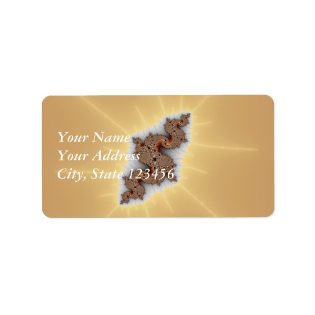 Serpus - Fraktal Adressaufkleber (Vorne)