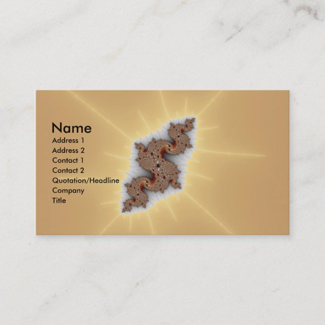 Serpus - Fraktal Visitenkarte (Vorderseite)