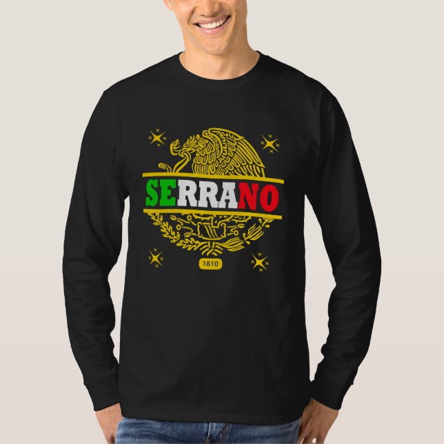 SERRANO MEXICO GOLD T-Shirt (Vorderseite)