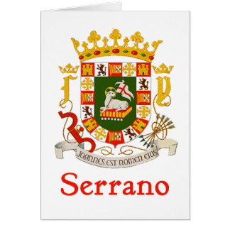 Serrano Schild von Puerto Rico