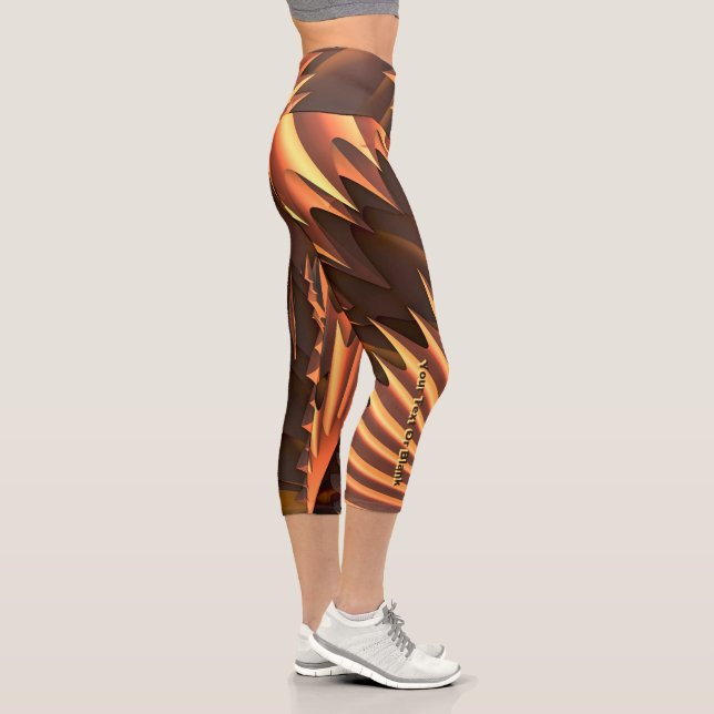 Serrationen Capri Leggings (Rechts)
