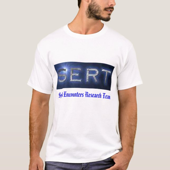 SERT Logo-Shirt, Geist trifft Forschungs-Team an T-Shirt (Vorderseite)