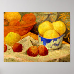 Serusier - Äpfel und blaue Schüssel Poster