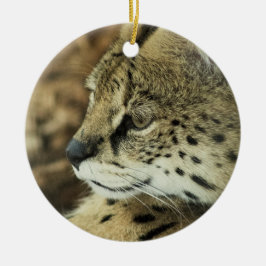 Serval Keramik Ornament