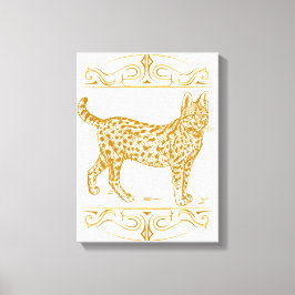 Serval Leinwanddruck