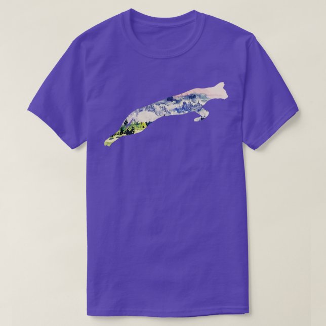 Servalkatze 2 T-Shirt (Design vorne)