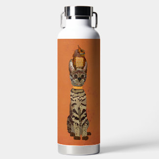 SERVALKATZE & EULE TRINKFLASCHE