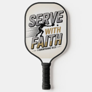 Serve With Faith Christian Pickleball-Paddle Pickleball Schläger