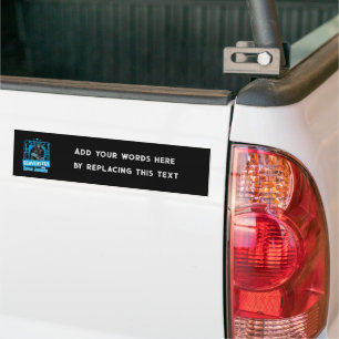 Serverloser lustiger Affe-Entwickler-Humor Autoaufkleber