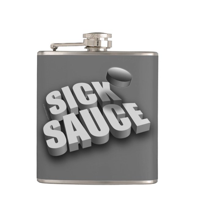 Serves Sick Sauce (Hockey) Flachmann (Vorderseite)