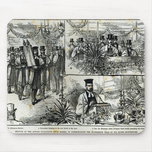 Service an der jüdischen Synagoge Mousepad (Vorne)