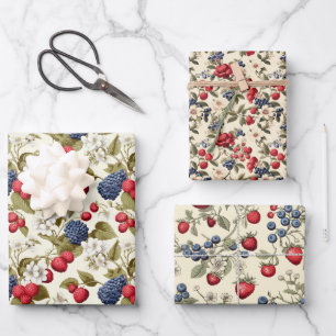 Service Berry Geschenkpapier Set