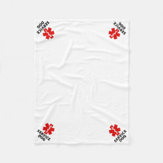 Service Dog Place Mat  Fleecedecke